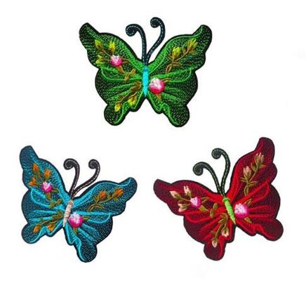 High Quality Embroidery Design Personalizado Bastante Custom 3D Patches para Roupas fornecedor